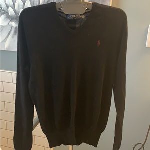 Men's black Polo sweater